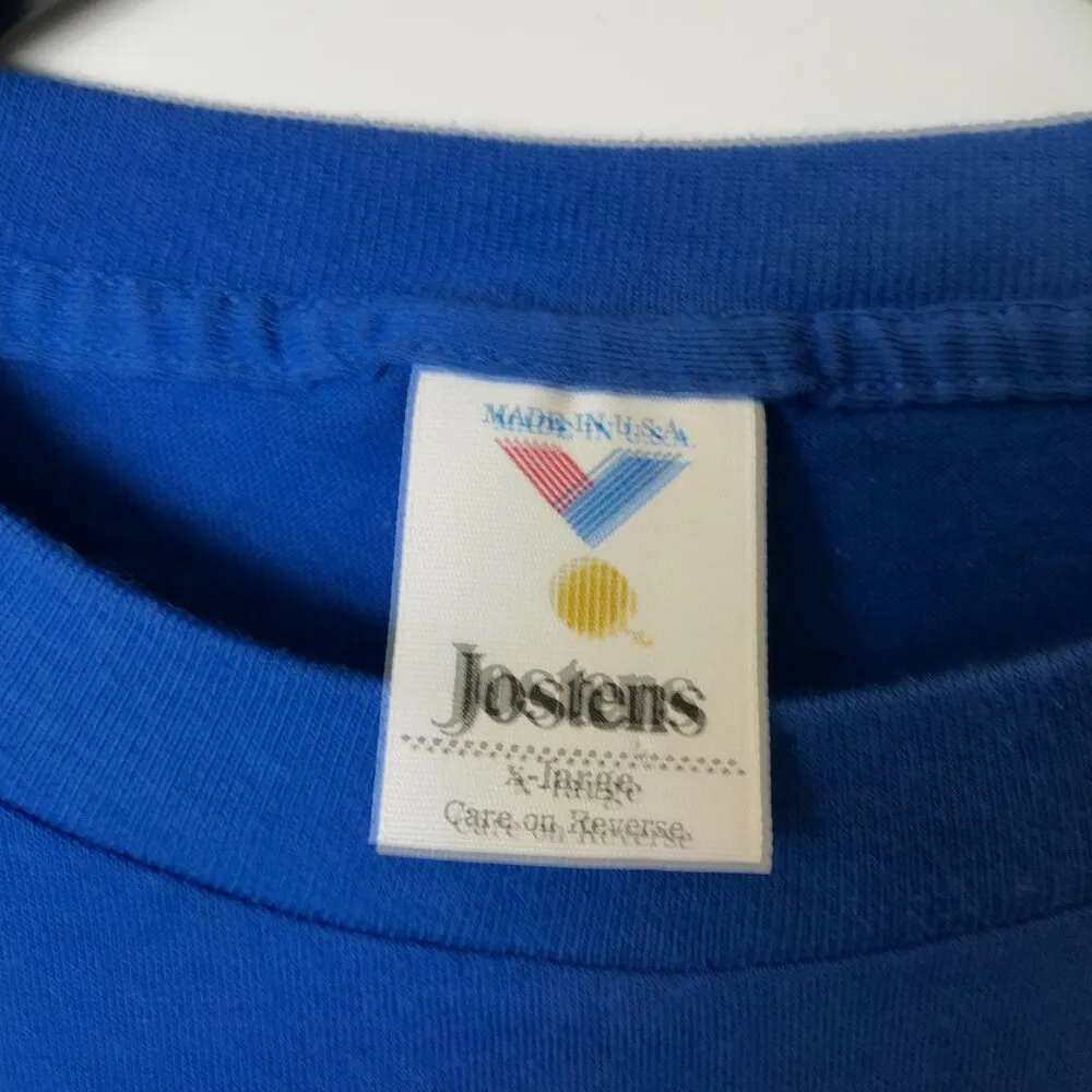 US Air Force T Shirt Vintage 90s 80s Large L Blue Graphic Tee - Image 14