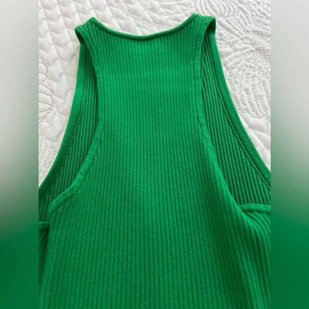 Wilfred Green Button Up Halter Neck Tank - Image 6