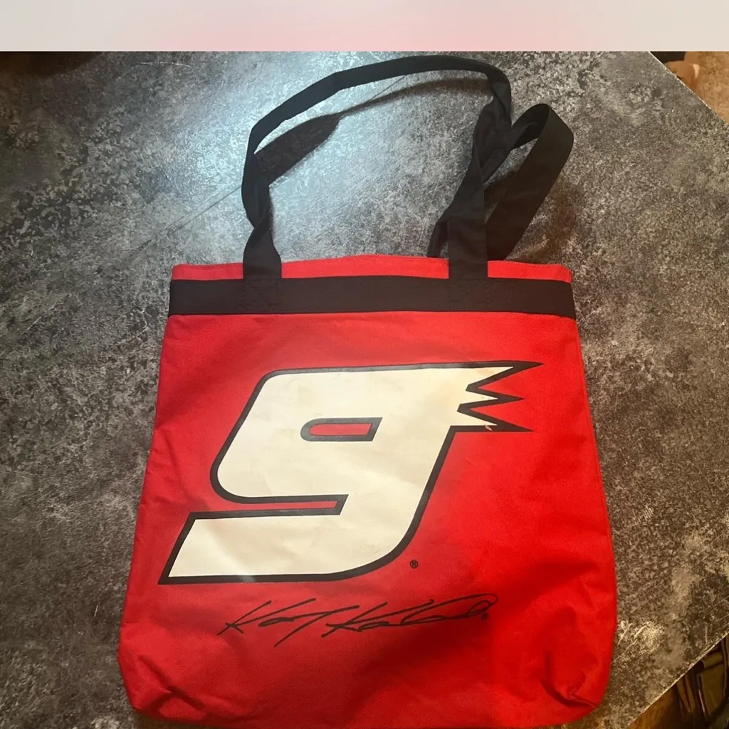 NASCAR Red and Black Tote Bag - Image 2
