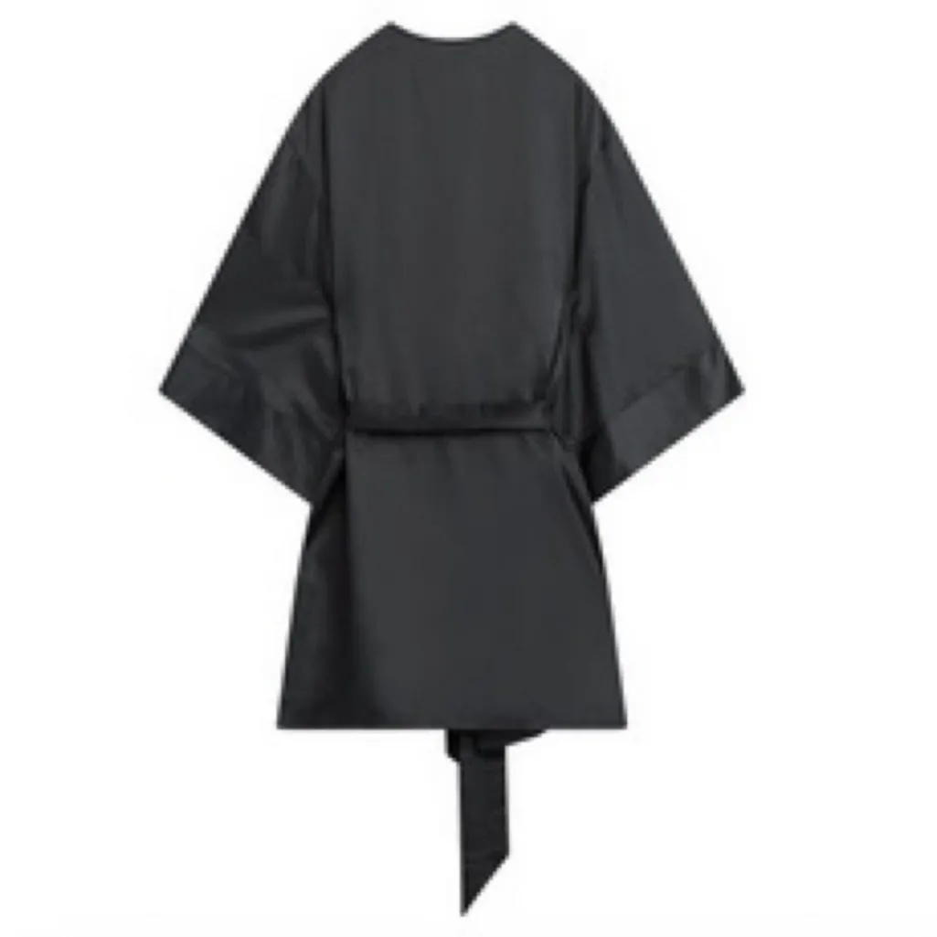 ThirdLove Black Satin Robe NEW - Image 6
