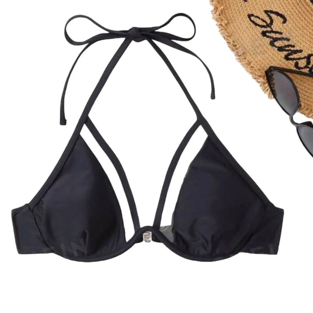 SHEIN SZ M underwire black bikini top - Image 4