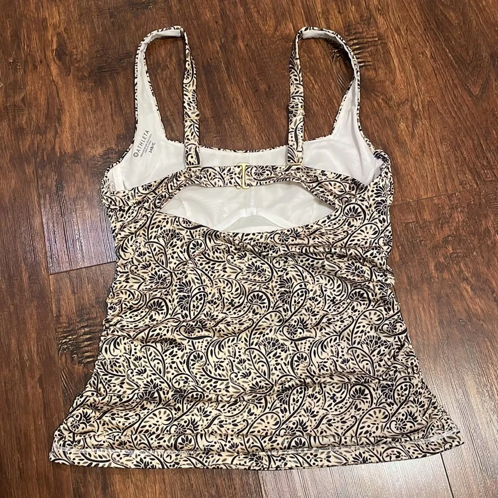 Athleta Aqualuxe Batik Bra Swim Tank - Image 3