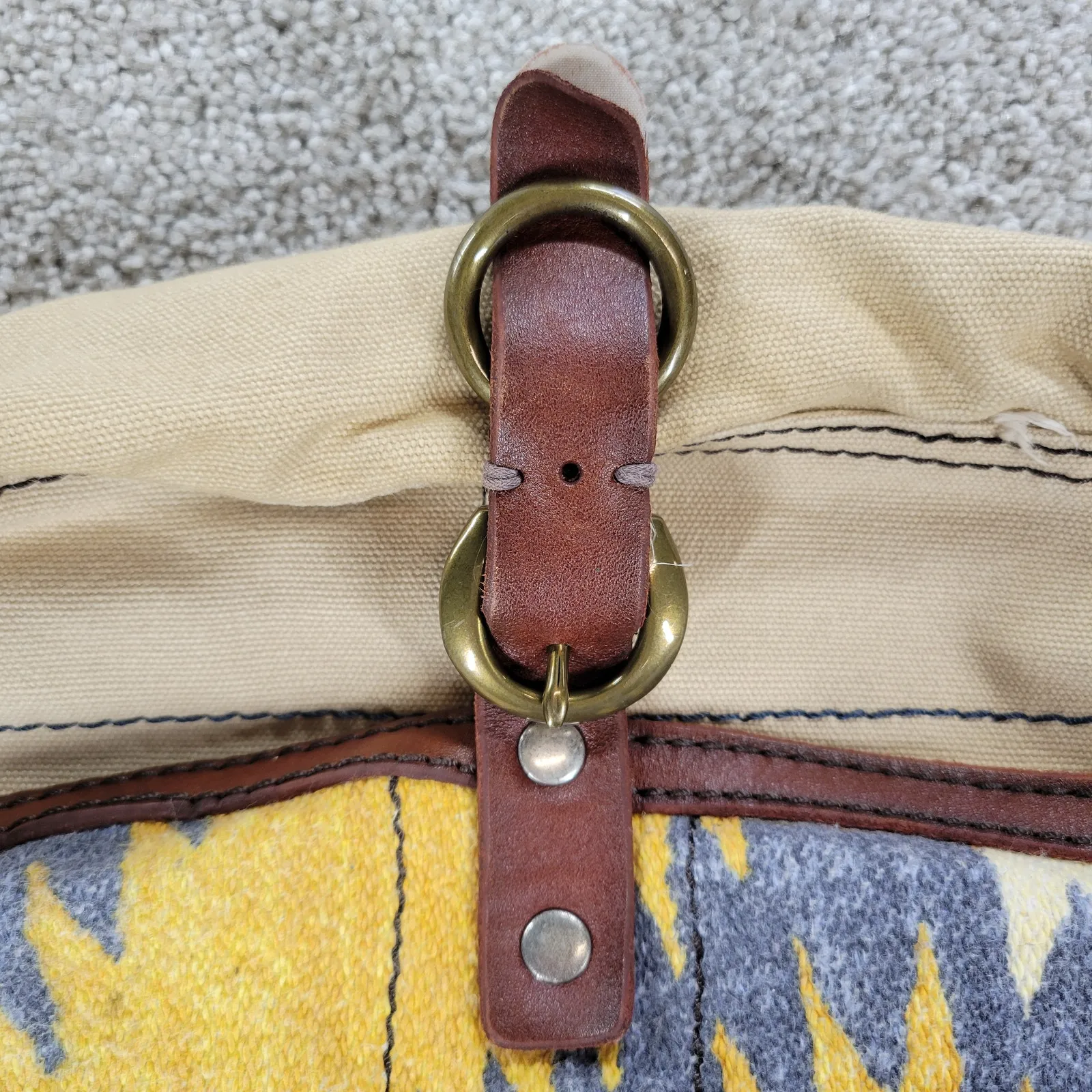 Lucky‎ Brand Messenger Bag 17" Southwestern Aztec Adjustable Strap Crossbody Bag - Image 5