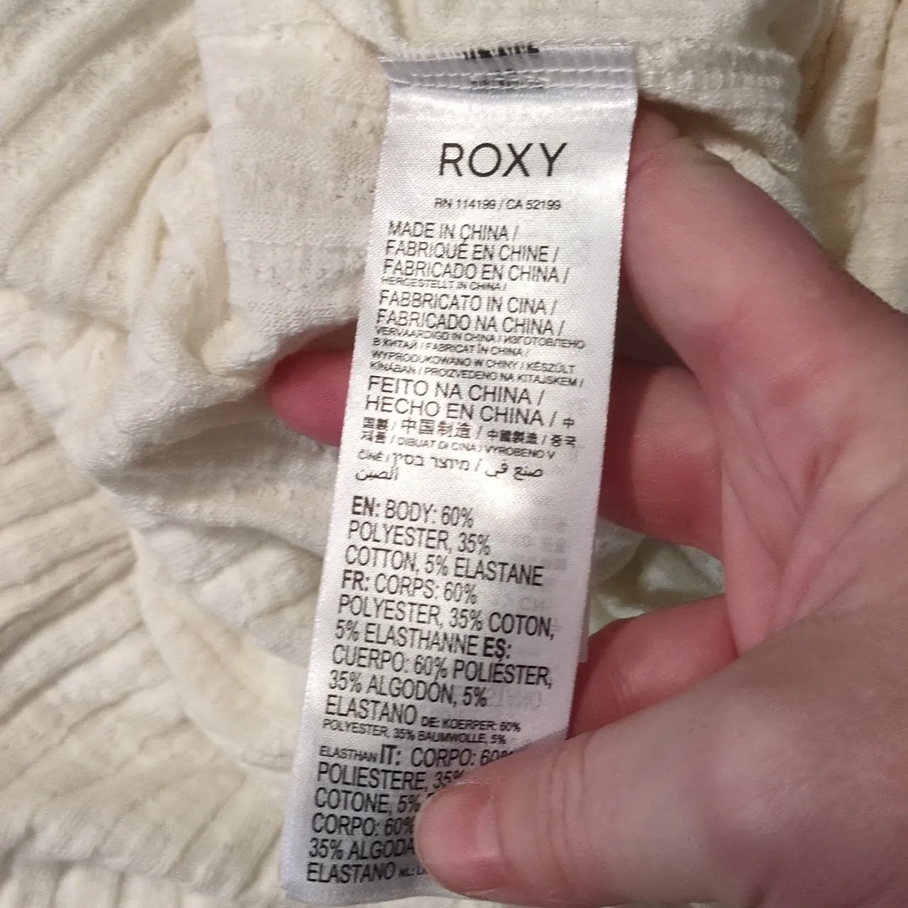 Roxy  Egret Romper Size XL - Image 6