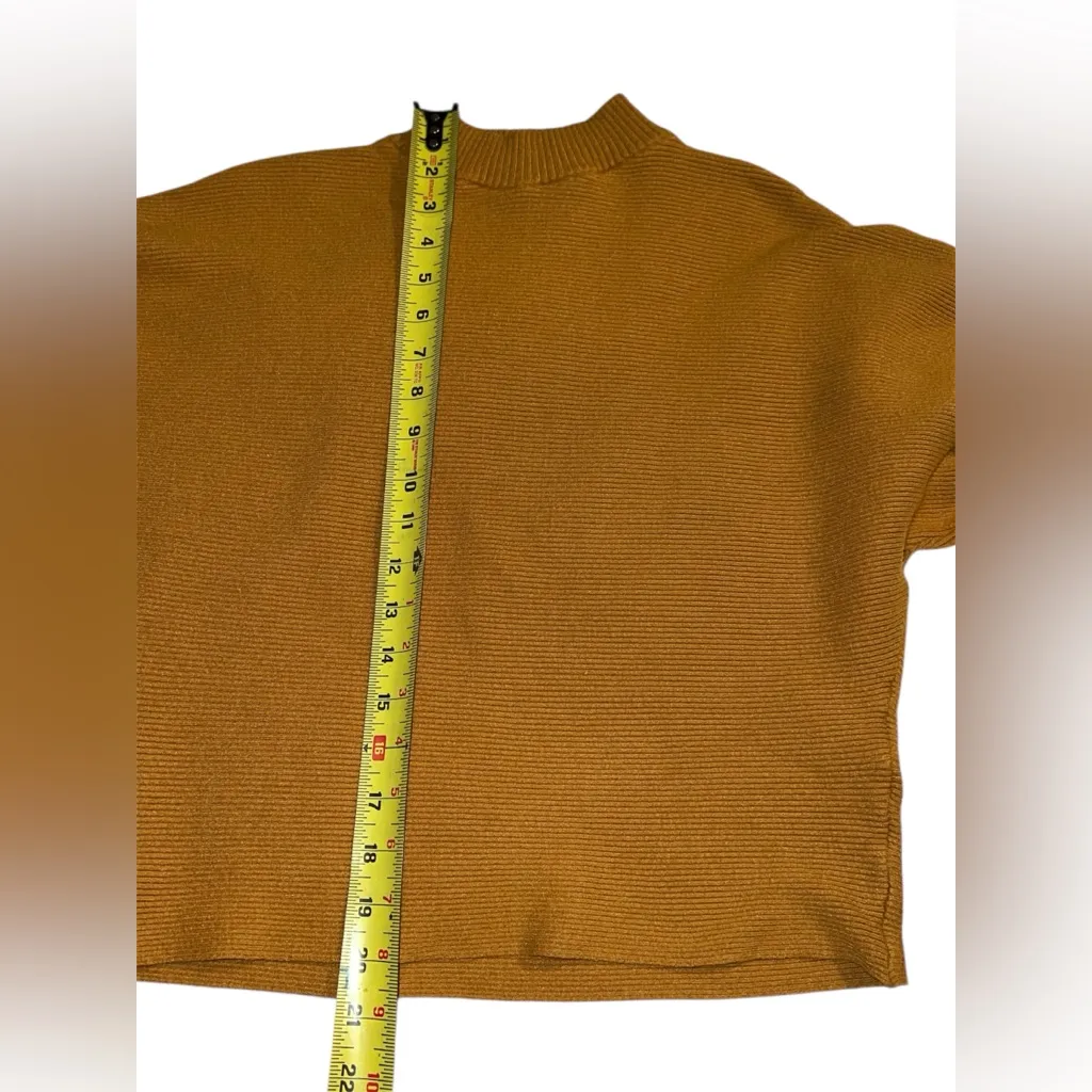Mustard Yellow Knit Sweater , no size tag see pictures for measurements. - Image 5