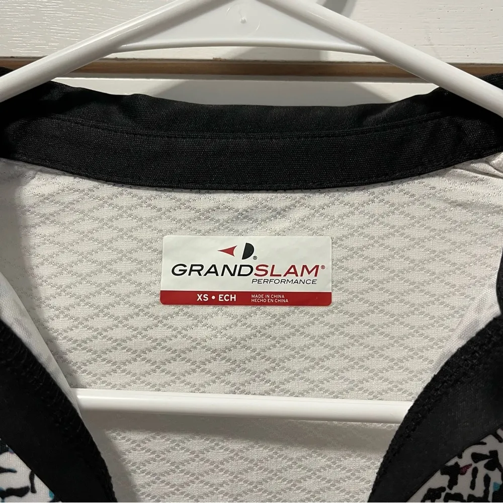 PGA TOUR Digital Roadmap Print Cap Sleeve Polo Grand Slam NWT - Image 4