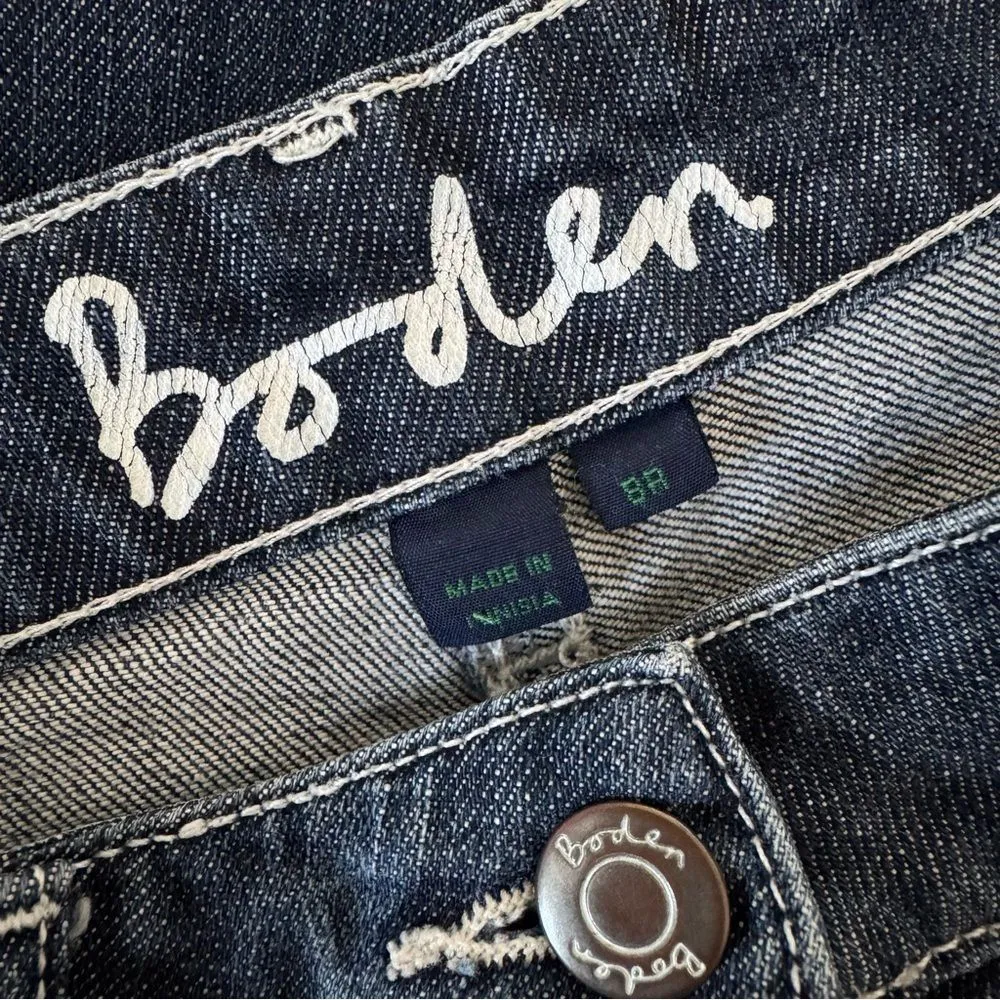 Boden Cropped Capri Denim Jeans Size 8 Blue - Image 7