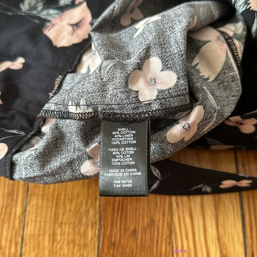 Rebecca Taylor Daniella Floral Linen blend Cropped Waist Tie Jumpsuit spring - Image 7