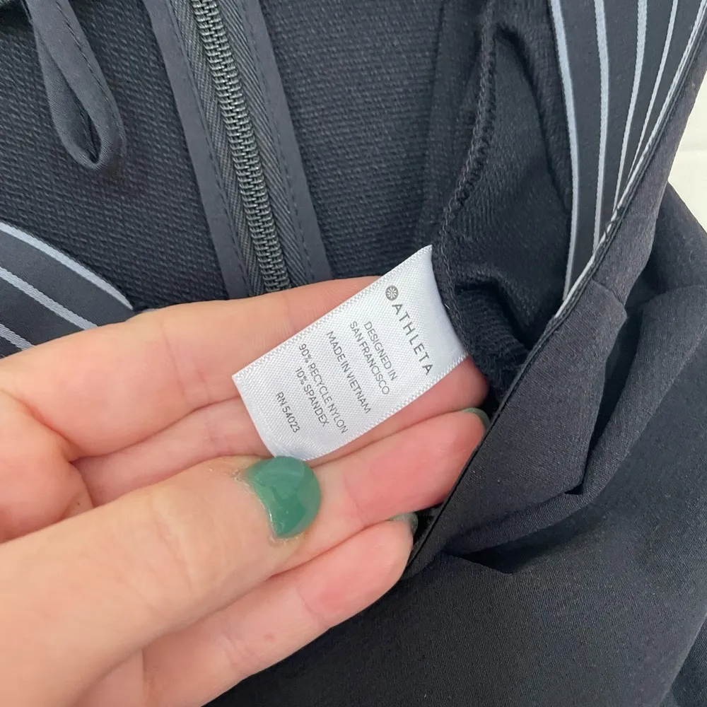 Athleta Black Wander Slim Ankle Pants ~ Pockets Activewear Travel ~ Size 2 - Image 7