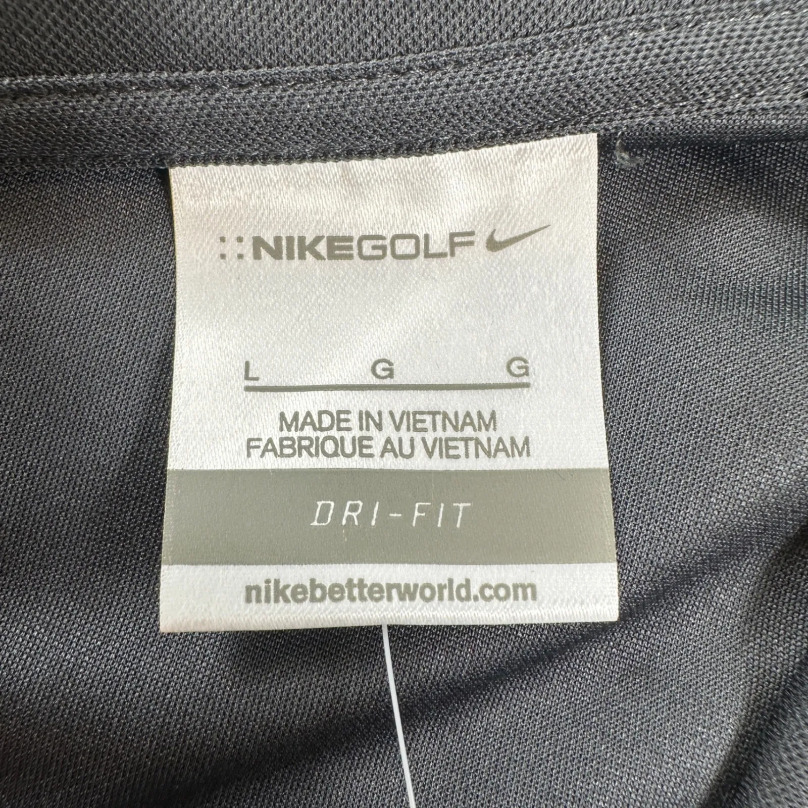 BOLDT Company Nike Golf Polo Shirt L Gray Womens Dri-FIT Short Sleeve Sport NWT - Image 6