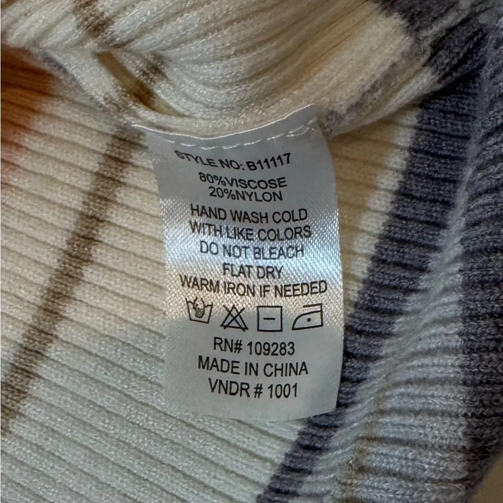 Vintage Havana Ribbed Striped Tie - Image 8