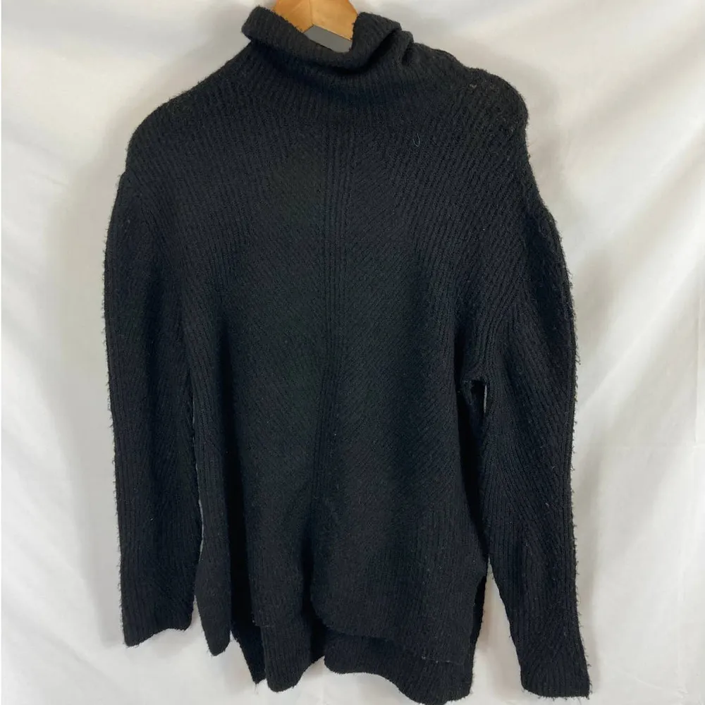 Sweet Romeo Ribbed Turtleneck Tunic Sweater High Low Size XS Style SR9757R - Image 2