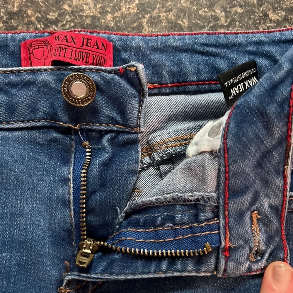 Wax Jeans “Butt, I Love You” Distressed Skinny Jeans - Image 7