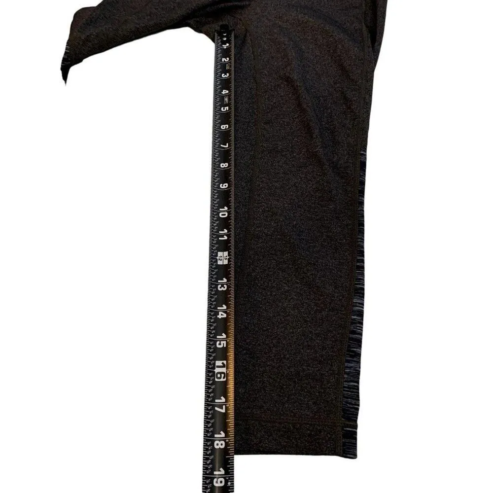 Athleta Splits Revelation Gray‎ Capri High Rise Leggings, Size XS - Image 6