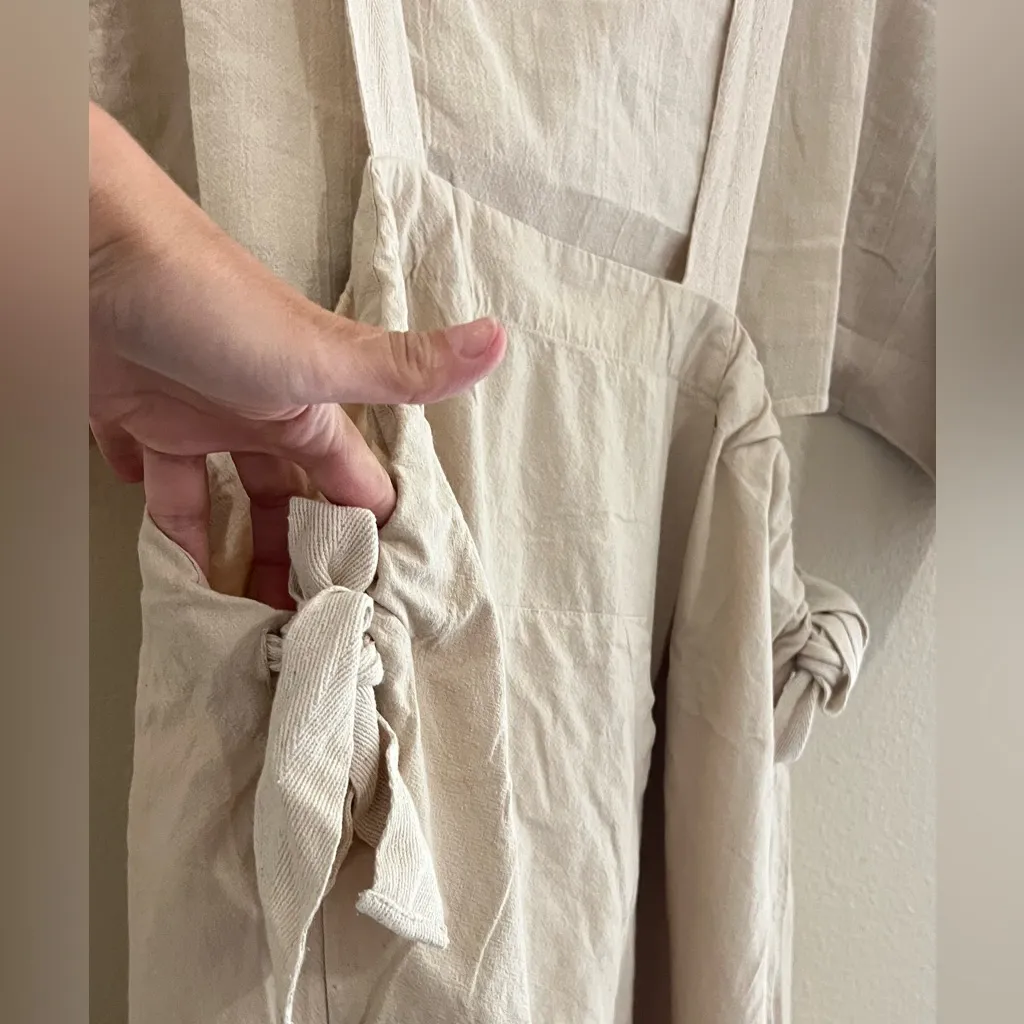 Free People Double Down Boho Chic Beige Set NEW Size S - Image 10