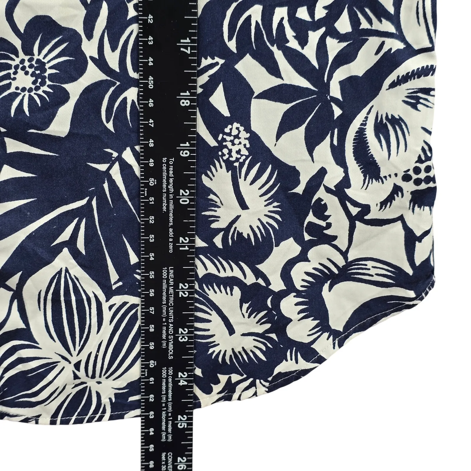 Y2K Vintage Floral Hawaiian Vacation Cruise Island Chaps Surf Shirt 90s Top M - Image 12