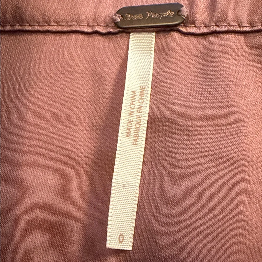 Free People Normani Bias Midi Slip Skirt — Dusty Mauve Pink Size 0 - Image 6