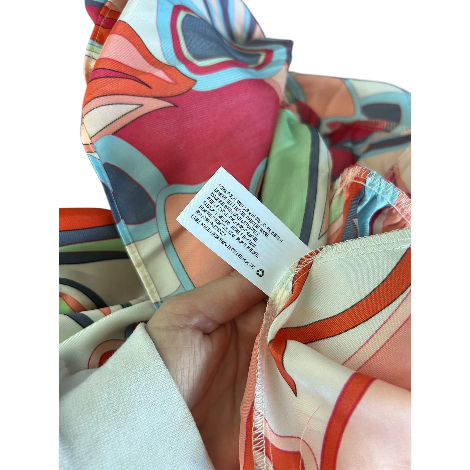 Alexis For Target Dress Mixed Floral Long Sleeve Rope
Belt Tiered NWT XS - Image 7