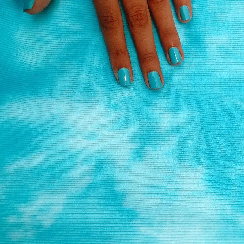 Blue Tie Dye Tank Top - Image 3