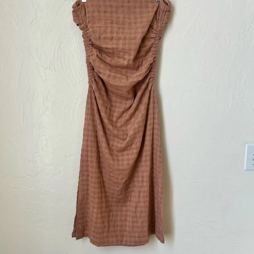 Free People Brandie Strapless midi dress size L - Image 8