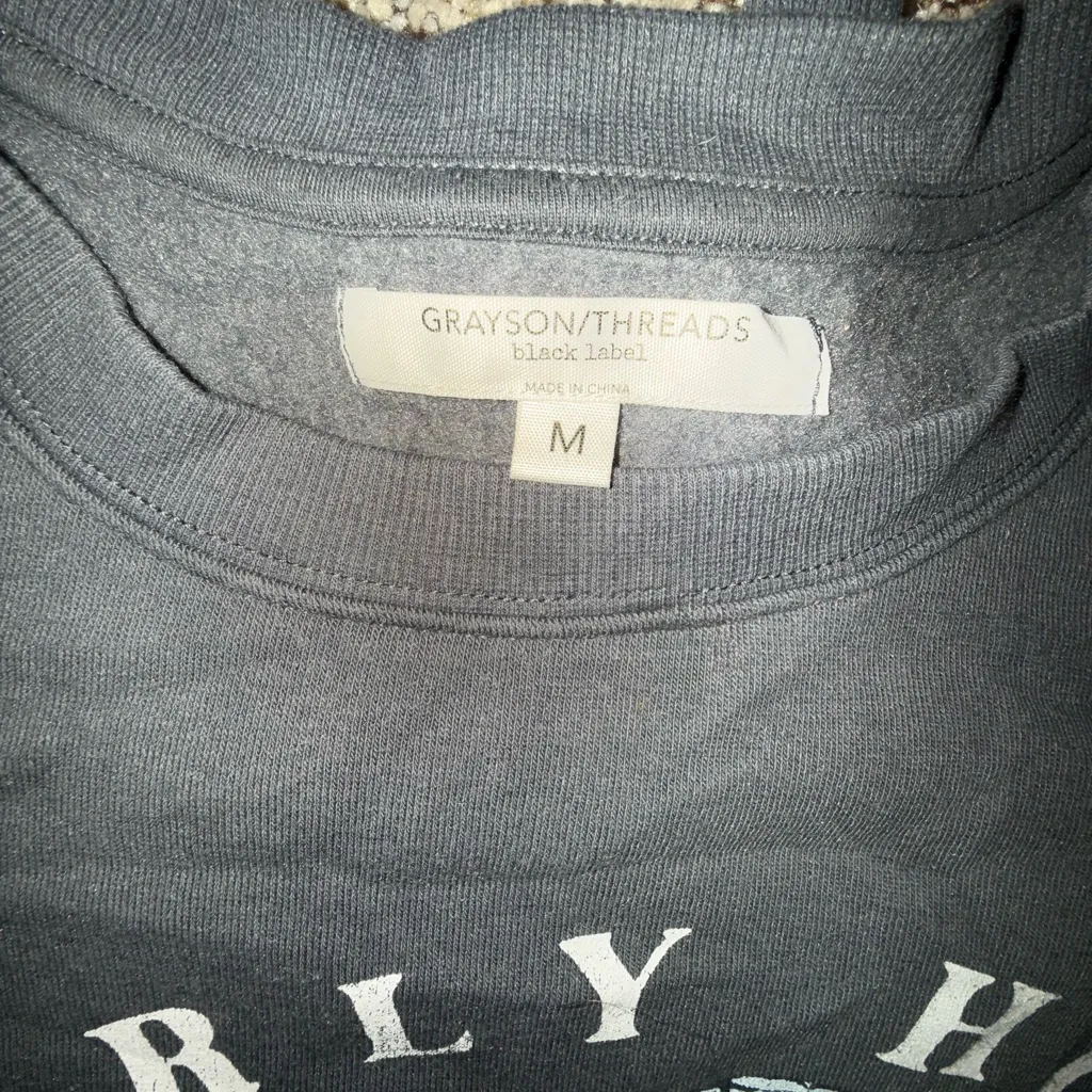 Oversized Beverly Hills Graphic Sweatshirt - Image 5