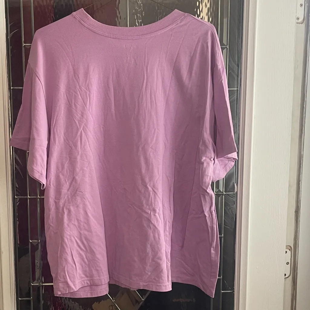 Tek Gear Womens Sz 1X Lavender On The Go Short Sleeve Stretch Soft Crew T Shirt - Image 2