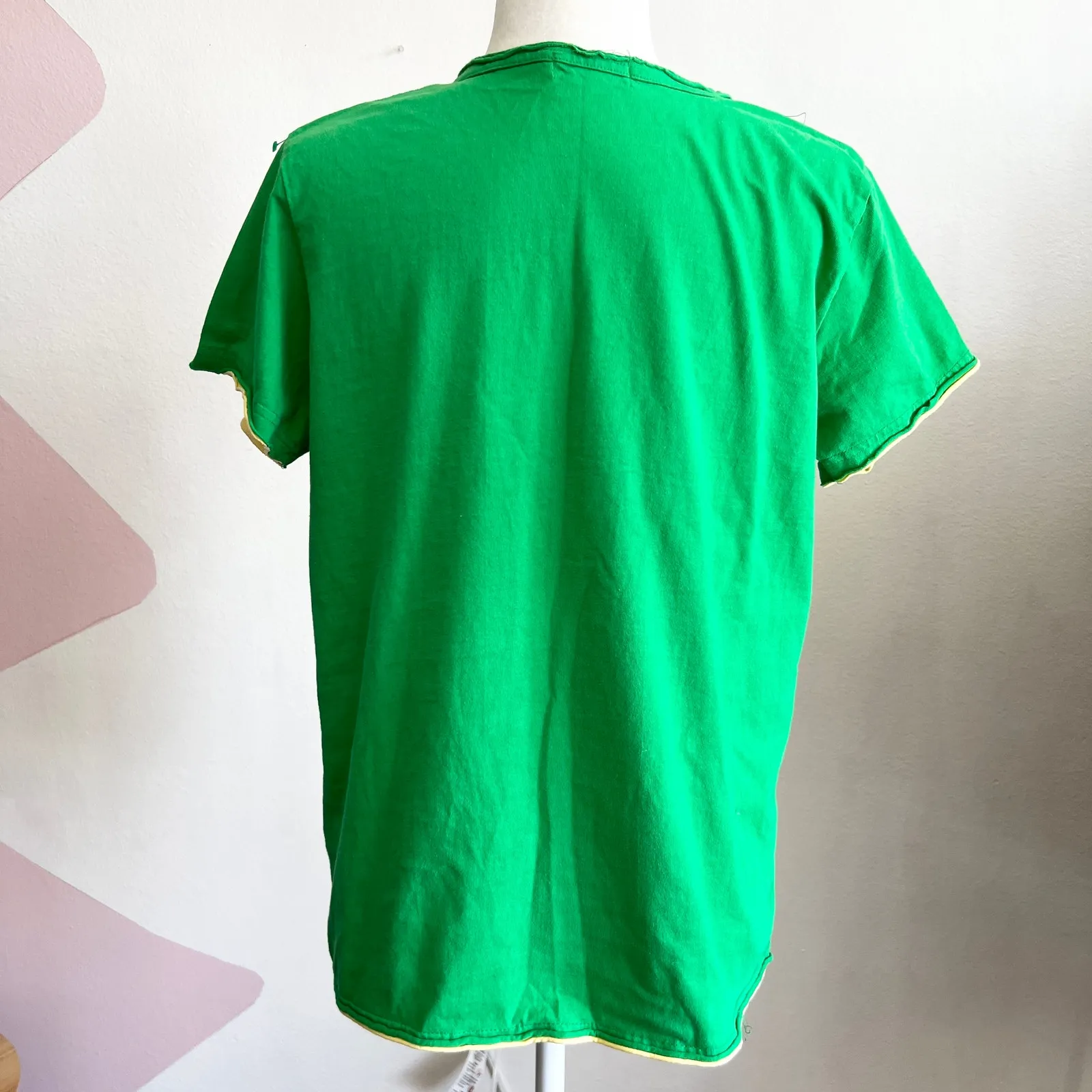 Snoopy Woodstock Rhinestone Top, Y2K, Kawaii, Retro Kidcore, Glam, Large, 2000s‎ Green - Image 3