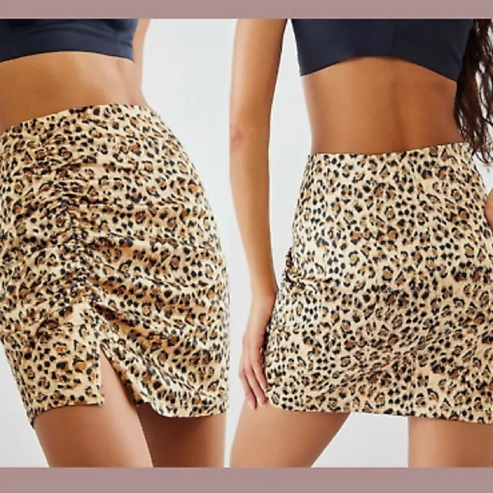 Free People Mobwife Leopard Print Mini Skirt bm - Image 2