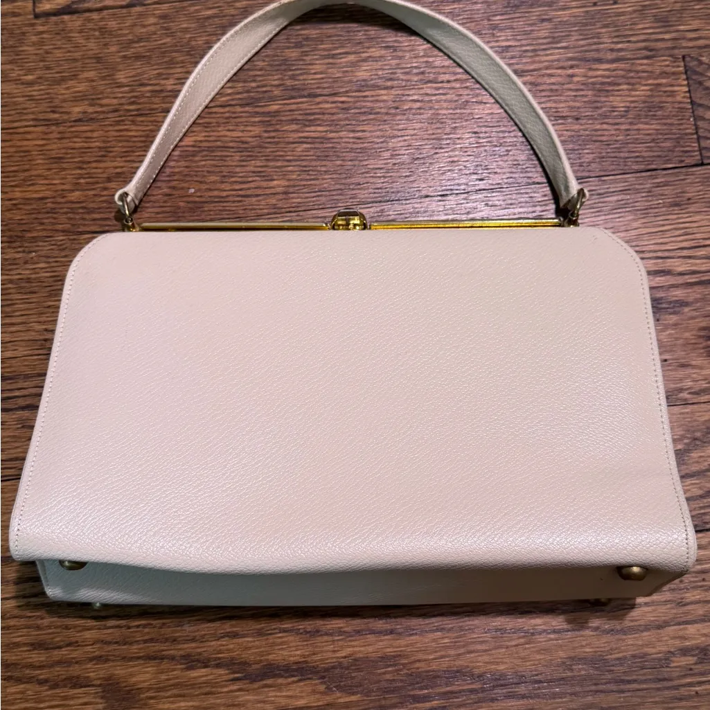 Vintage Cream/Bone White Handbag - Image 2