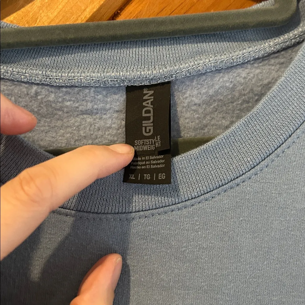 Atlantic City New Jersey Save the Turtles blue crewneck sweatshirt Size XL - Image 3