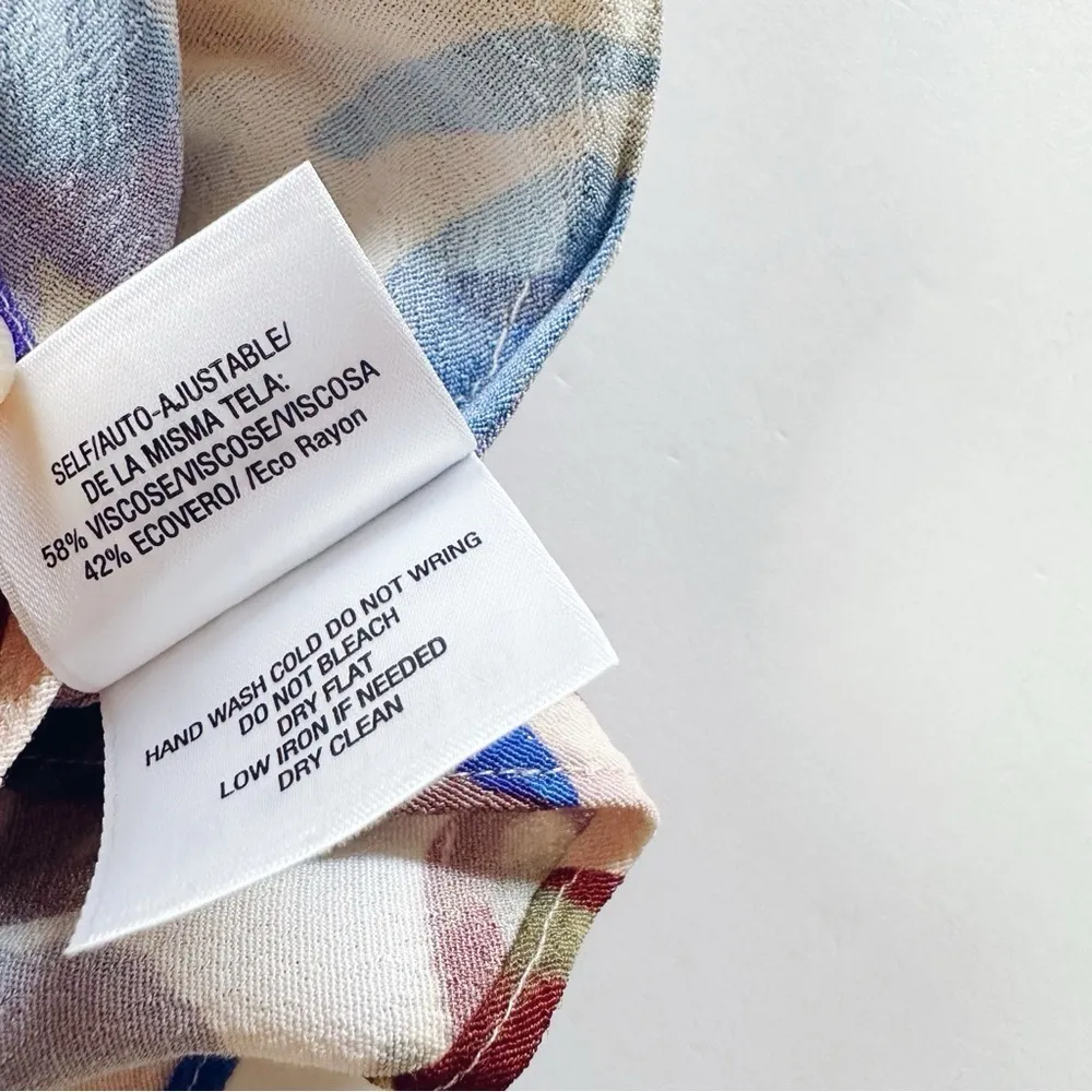 NEW Favorite Daughter The Sleeveless Nita Dress Winter Bloom SMALL Blue - Image 15