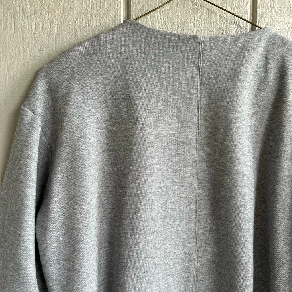 Nap Loungewear Pure Cotton Loose Cut Gray Pullover Sweatshirt Jumper Size M Size M - Image 6