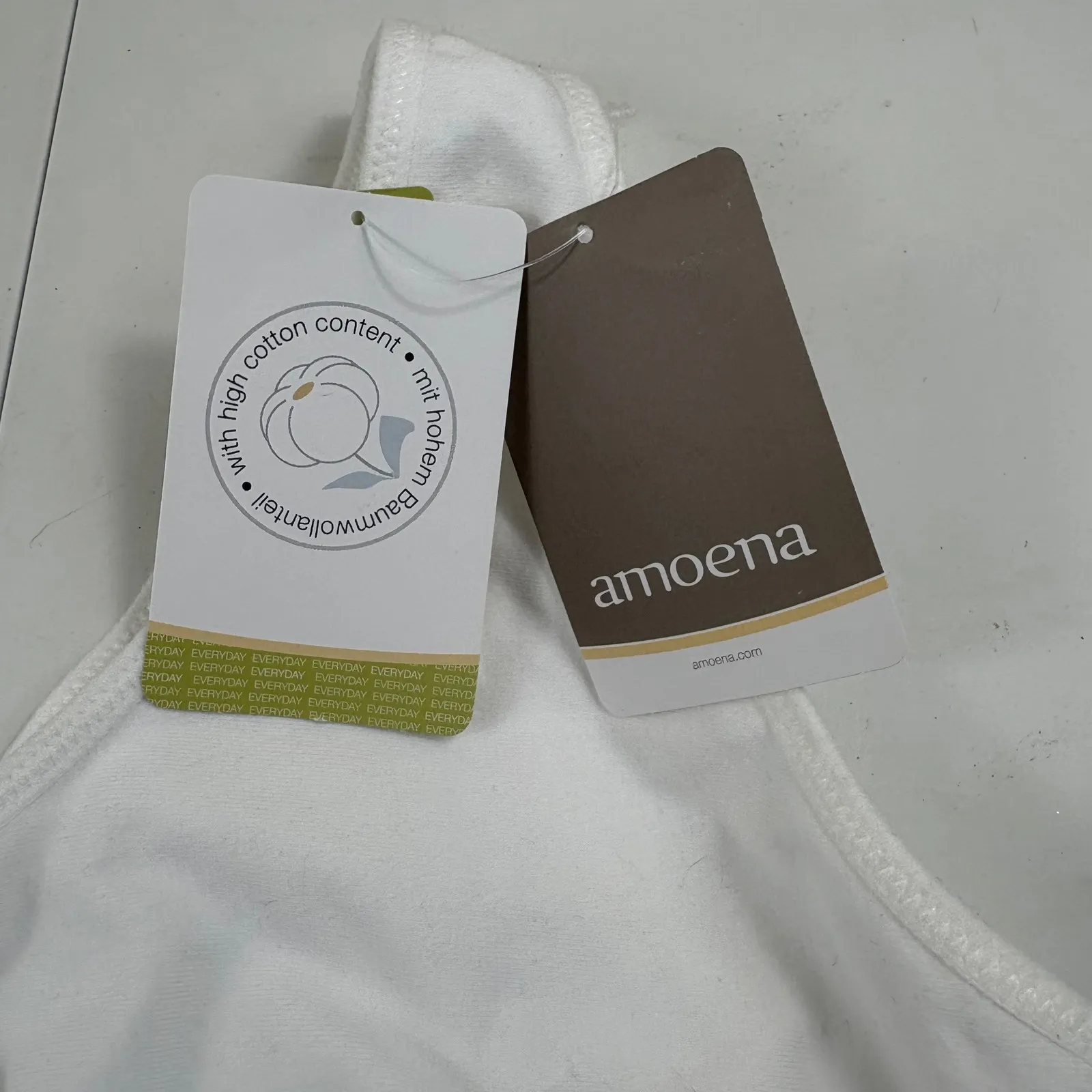 Amoena Frances White Front Closure Comfort Bra L C/D NWT Size undefined - Image 6