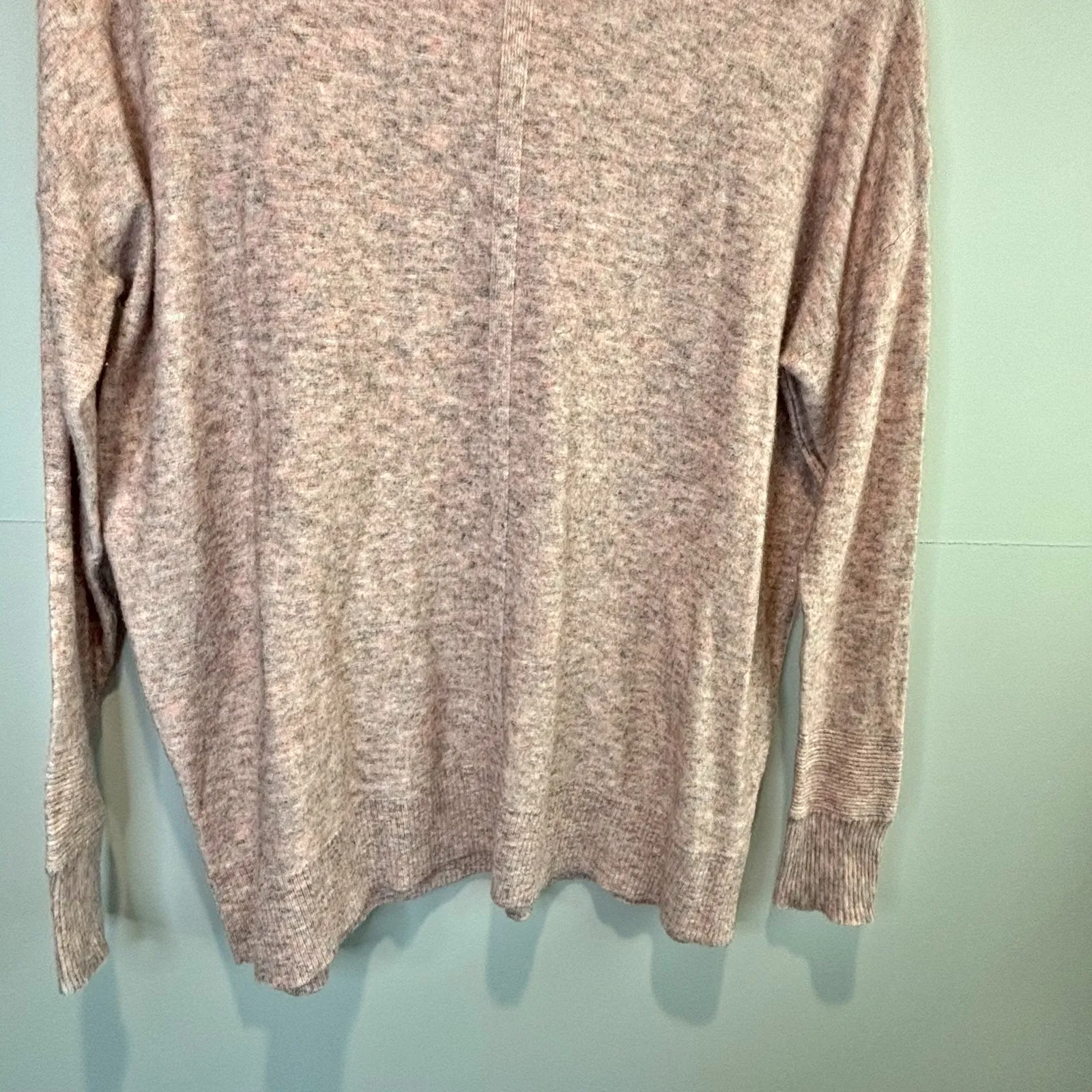 Sundance Pink Spacedye Cowl Neck Sweater - size Small - Image 3
