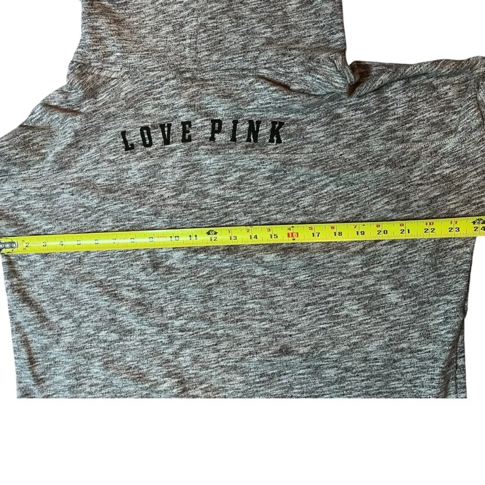 Victoria's Secret PINK Streetwear Funnel Neck 3/4 Sleeve Sweatshirt L Athleisure - Image 9