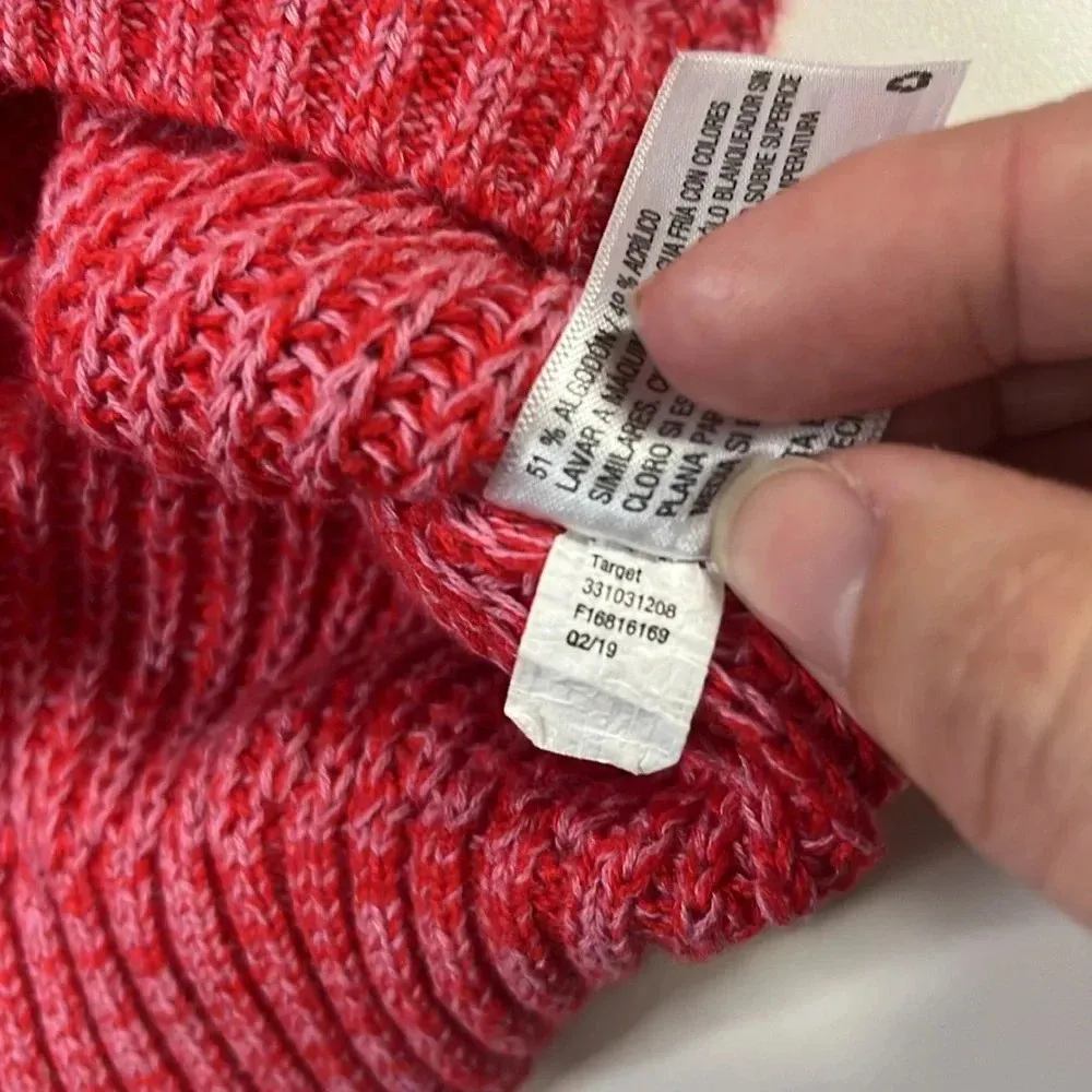 Cropped wild fable knit sweater target sweater ribbed hem sleeves juniors XL - Image 10