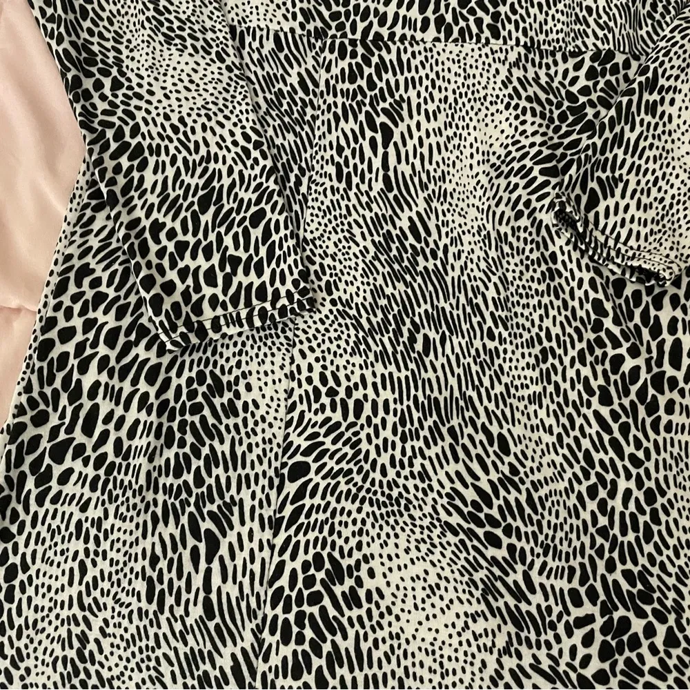 Wednesday’s Girl animal prints leopard boho turtleneck bodycon midi dress size M Black Size M - Image 15