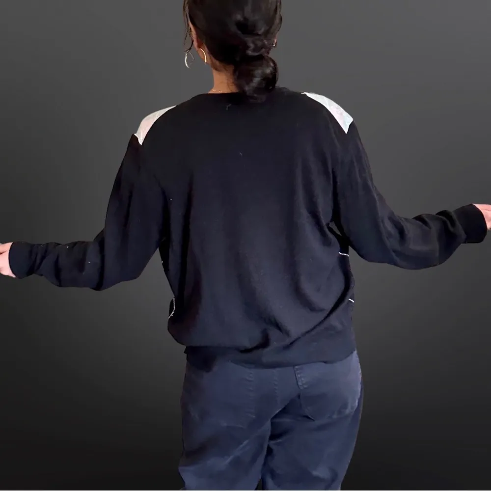 Vintage Y2K Silk & Cashmere argyle sweater set - Real Clothes [H3R] - Image 5