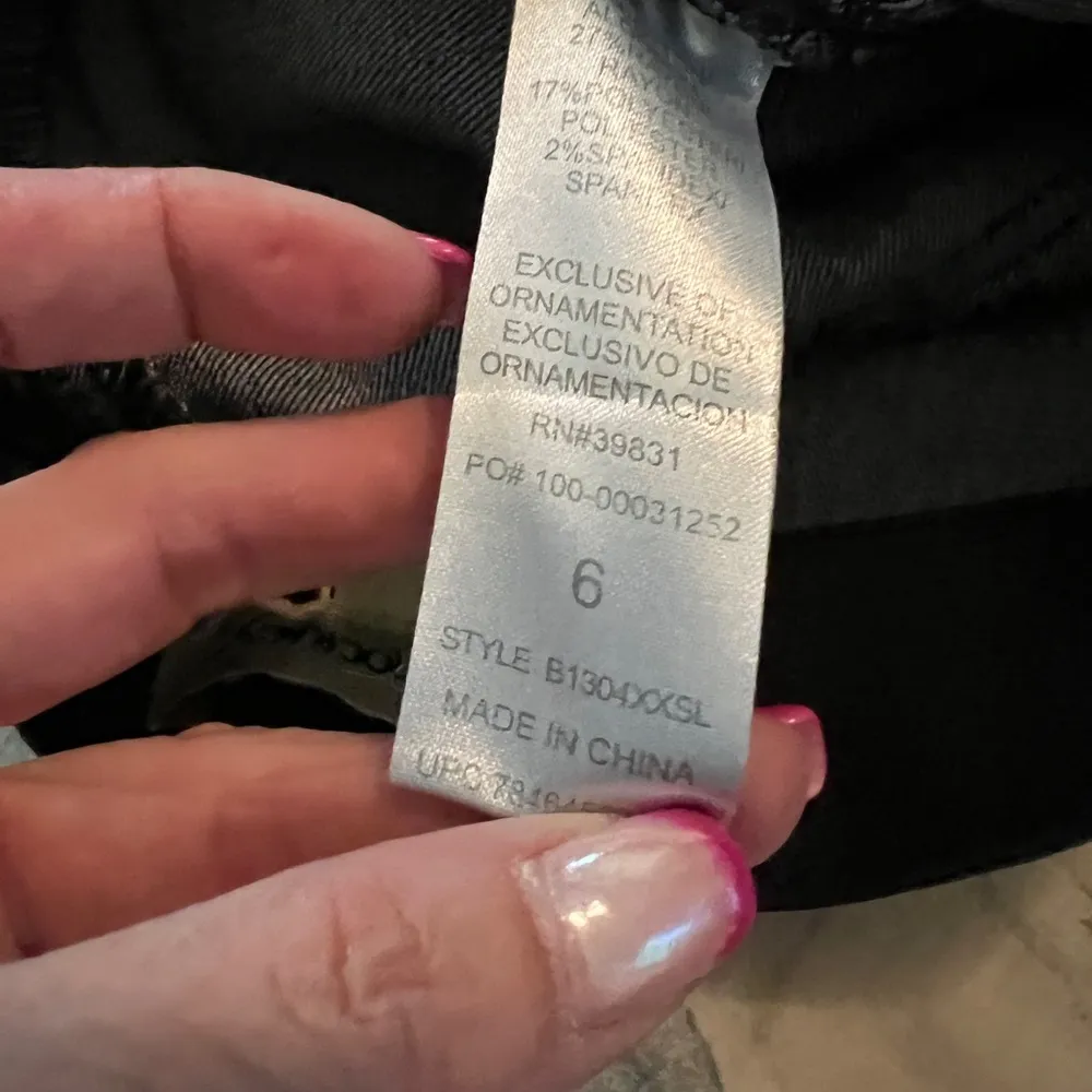 DEMOCRACY 6 “Ab”solution Women's Dark Wash Blue Jeans - Image 6