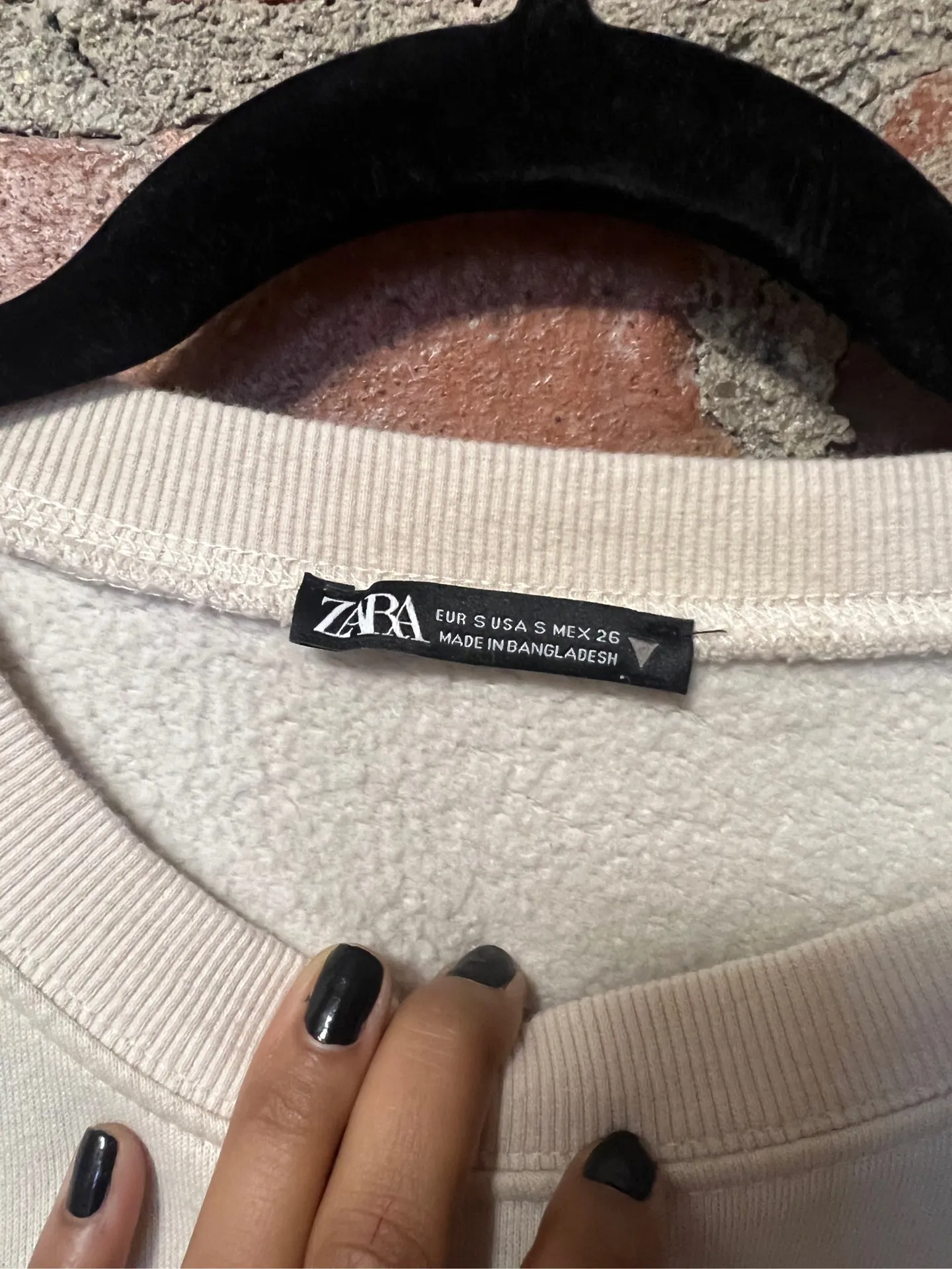 ZARA Sweatshirt Cropped - Image 2