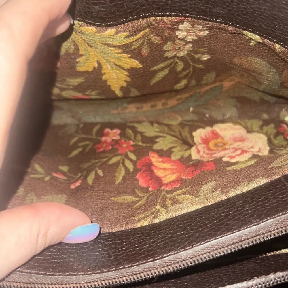 Brighton ✨ Alligator Pattern Brown Leather Bag✨ - Image 10