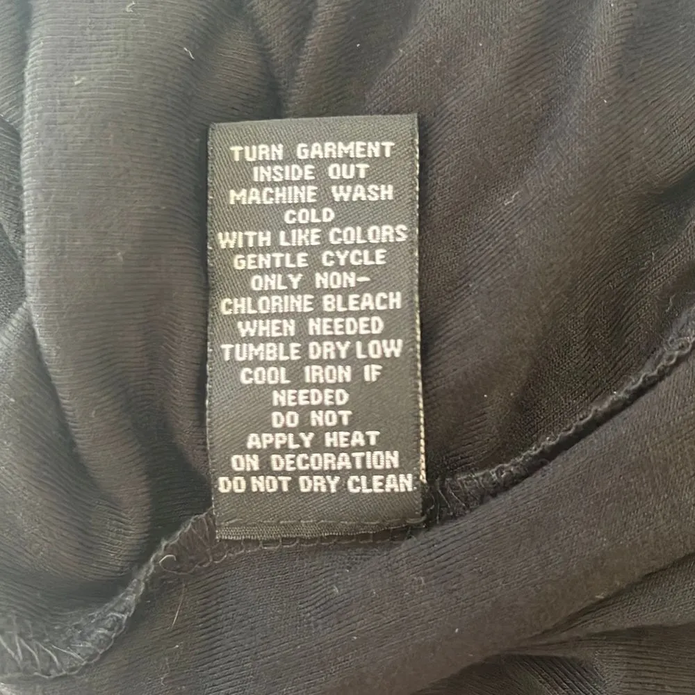 Premise NWT New Black Brass Studded Three Quarter Sleeve Bodycon Dress Sz S - Image 7