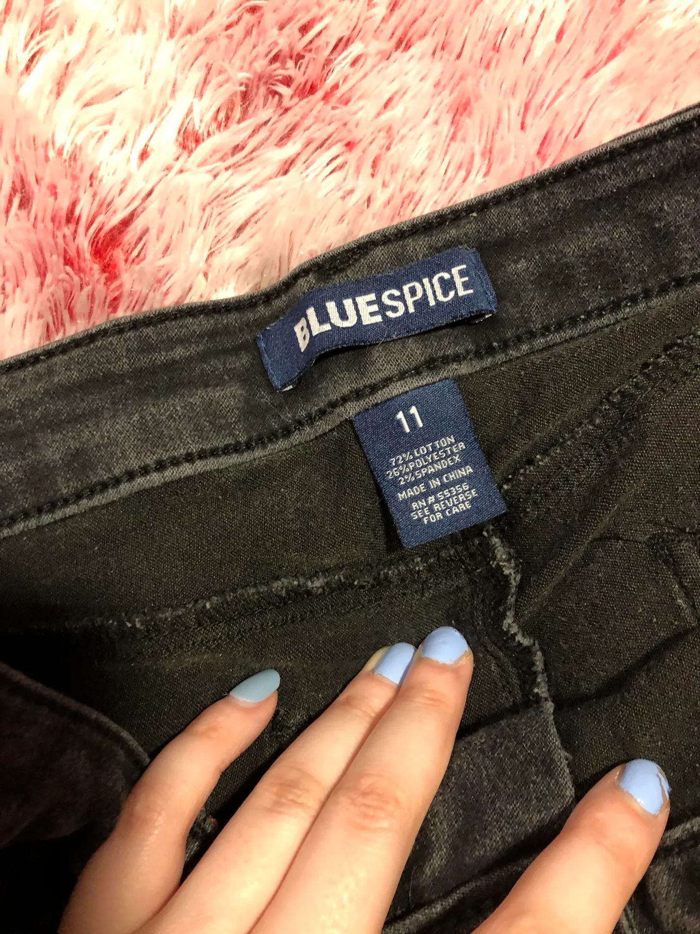 Blue Spice Black Jeans  - Image 3