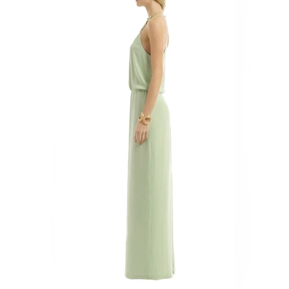 Tibi Tropical Mint Leaf Gown Size 4 - Image 2