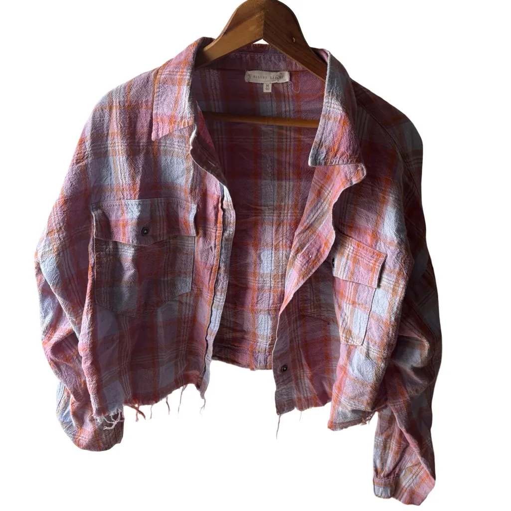 Gilded Intent Pink Plaid Button-Down Shirt - Image 3