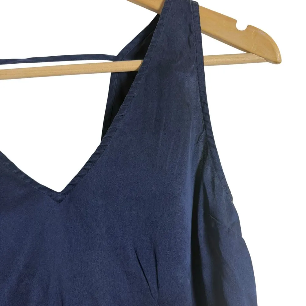 Lunya Navy Blue Washable Silk V - Image 3