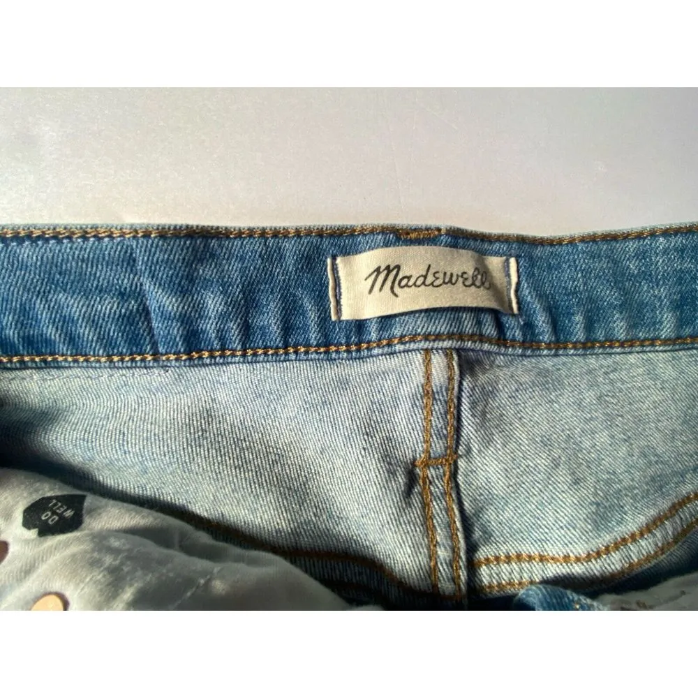 Madewell Jeans Womens 26 Slim Demi Boot Medium Wash High Rise‎ Whiskered Comfort - Image 2