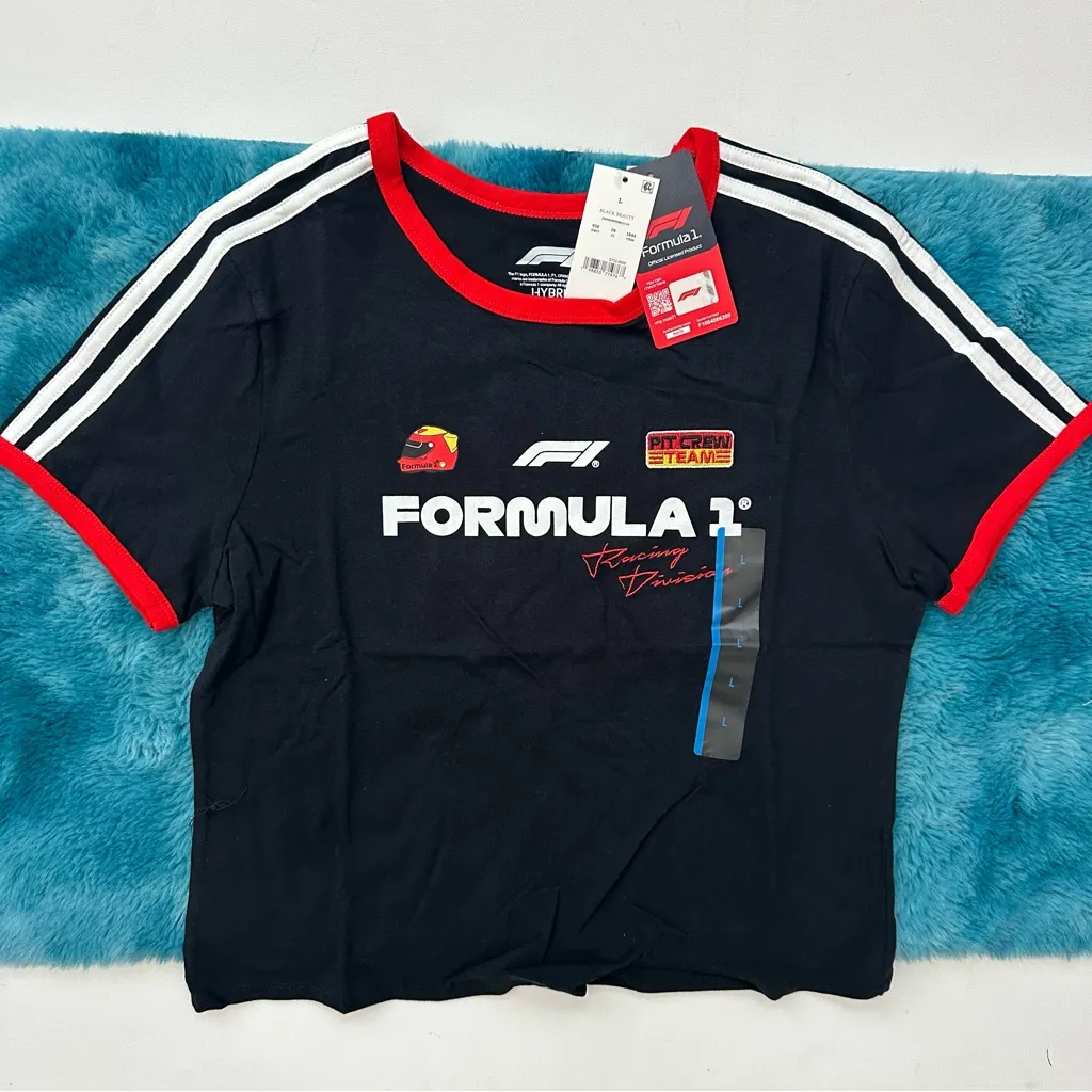 Formula 1 Women's Racing Tee Size L Black Size L - Image 2