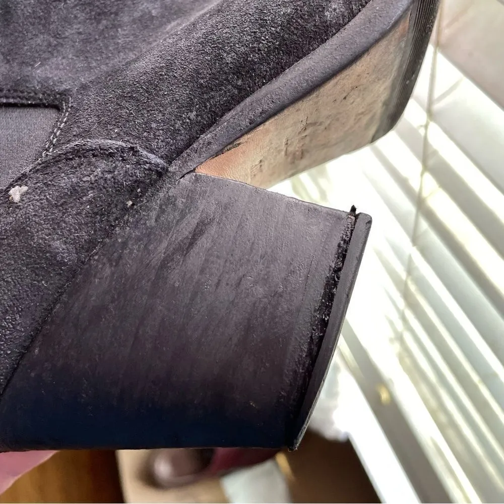 RAG &‎ BONE Devon Waxed Chelsea Ankle Pull On Boots Suede Size 8.5 - Image 6
