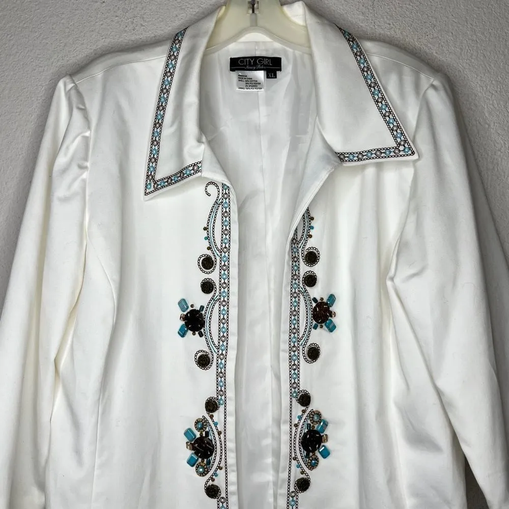 Vintage City Girl Jacket Size XL - Image 2